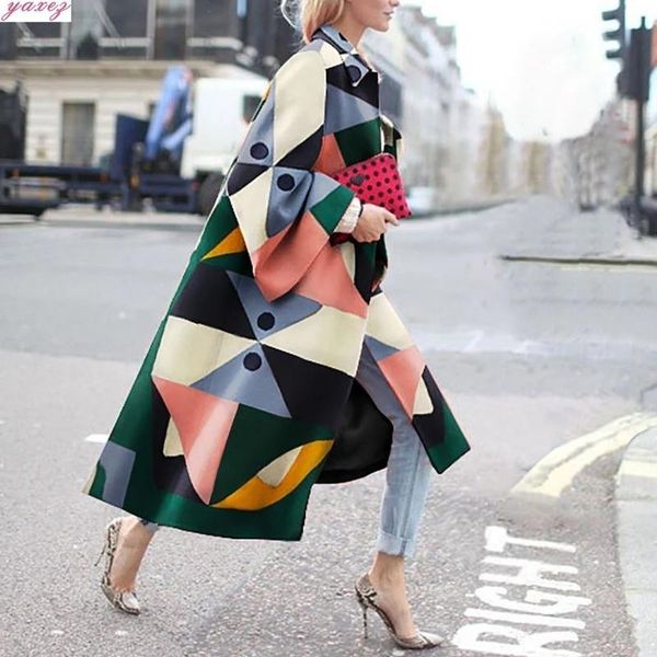 women's trench coats 2021 geometry printing colour loose wool long coat parka women outerwear & formal casual v-neck plaid, Tan;black
women's trench coats 2021 geometry printing colour loose wool long coat parka women outerwear & formal casual v-neck plaid, Tan;black