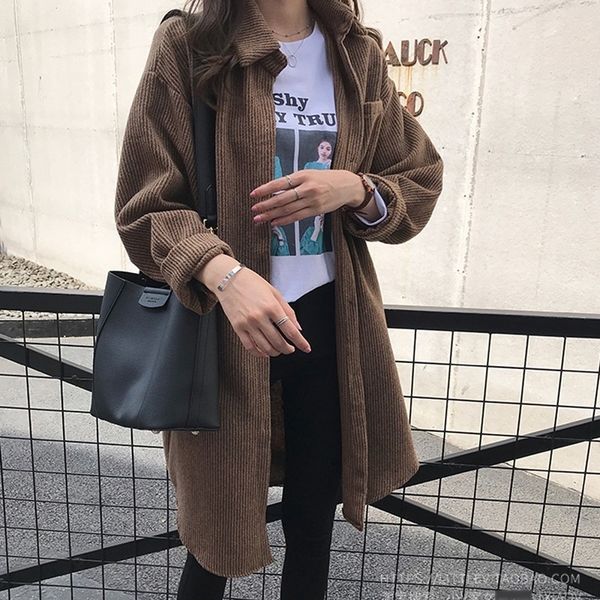 ndctz new korean version of hong kong 2020 shirtshirt shirtstyle shirt for design women's in early wick of autumn medium length corduro, Black;gray
ndctz new korean version of hong kong 2020 shirtshirt shirtstyle shirt for design women's in early wick of autumn medium length corduro, Black;gray