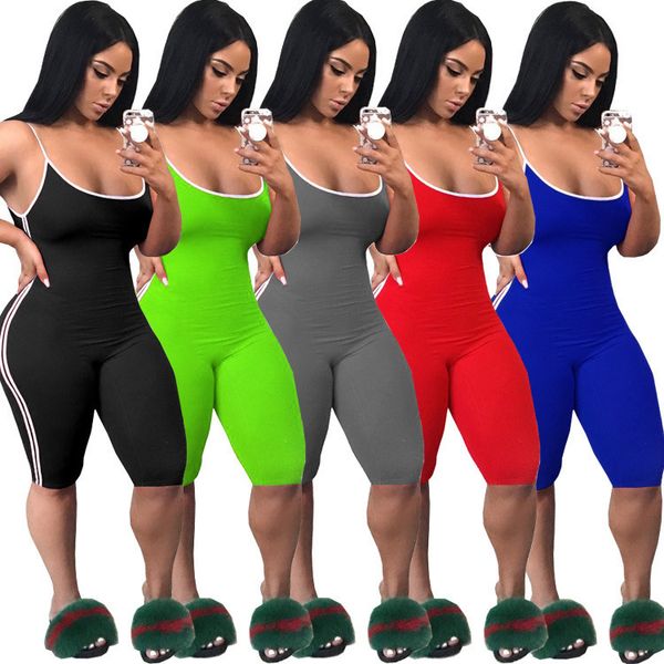 5 colors women jumpsuit 2020 romper bodysuit bodycon deep v neck short pant sleeveless tank sporting suit feminino playsuits dhl, Black;white
5 colors women jumpsuit 2020 romper bodysuit bodycon deep v neck short pant sleeveless tank sporting suit feminino playsuits dhl, Black;white