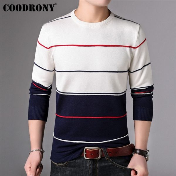 coodrony casual o-neck pull homme cotton sweater men clothes autumn winter soft wool pullover men long sleeve knitwear b015 201118, White;black
coodrony casual o-neck pull homme cotton sweater men clothes autumn winter soft wool pullover men long sleeve knitwear b015 201118, White;black