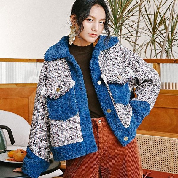 winter women faux lambswool fur overcoats luxury short casual thick warm plus size female 2020 grey blue tweed1, Black
winter women faux lambswool fur overcoats luxury short casual thick warm plus size female 2020 grey blue tweed1, Black