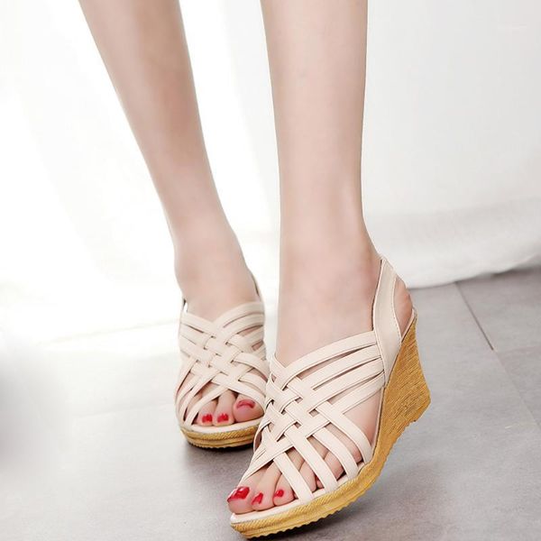 women sandals 2021 wedges platform sandals summer ladies gladiator casual shoes sandalia feminina a002041, Black
women sandals 2021 wedges platform sandals summer ladies gladiator casual shoes sandalia feminina a002041, Black