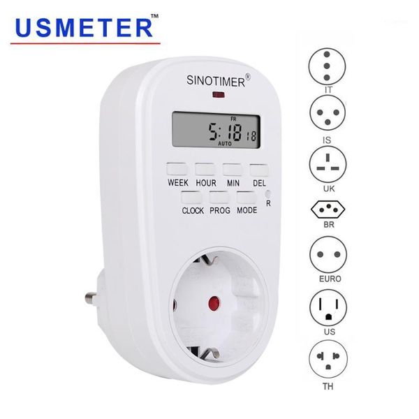 timers tm518 220v 110v ieu uk us br th plug digital weekly programmable electrical wall plug-in power socket outlet time1
timers tm518 220v 110v ieu uk us br th plug digital weekly programmable electrical wall plug-in power socket outlet time1