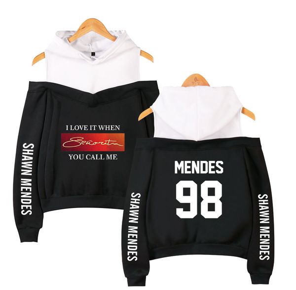 singer shawn mendes 2019 new album senorita printed fashion girls off-the-shoulder hoodie sweatshirt trendy women's clothing 1014, Black
singer shawn mendes 2019 new album senorita printed fashion girls off-the-shoulder hoodie sweatshirt trendy women's clothing 1014, Black