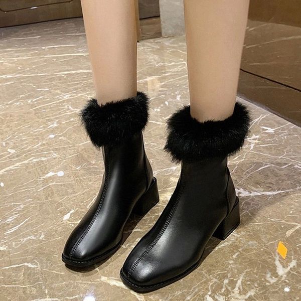 rimocy soft faux fur square toe ankle boots for women waterproof pu leather square heel boots woman fashion crystal zipper shoes #1g3c, Black
rimocy soft faux fur square toe ankle boots for women waterproof pu leather square heel boots woman fashion crystal zipper shoes #1g3c, Black