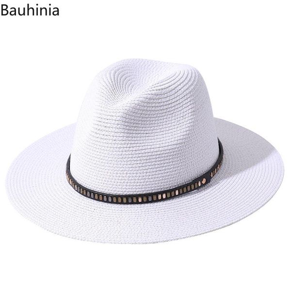 bauhinia 2021 summer casual comfortable sunscreen travel sun hats fashion panama wedding hat straw women men cap with black belt, Blue;gray
bauhinia 2021 summer casual comfortable sunscreen travel sun hats fashion panama wedding hat straw women men cap with black belt, Blue;gray