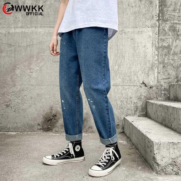 wwkk mens korean fashoins harem blue jeans pants 2020 vintage straight pants harajuku jeans baggy belt denim
wwkk mens korean fashoins harem blue jeans pants 2020 vintage straight pants harajuku jeans baggy belt denim