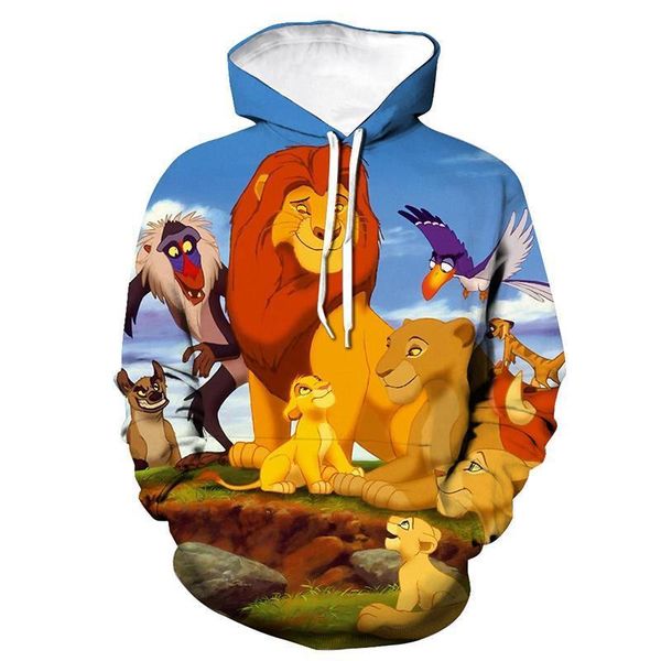 cartoon hoodies lion king 3d print hooded sweatshirt men women hip hop streetwear pullover sport casual hoodie fashion male, Black
cartoon hoodies lion king 3d print hooded sweatshirt men women hip hop streetwear pullover sport casual hoodie fashion male, Black