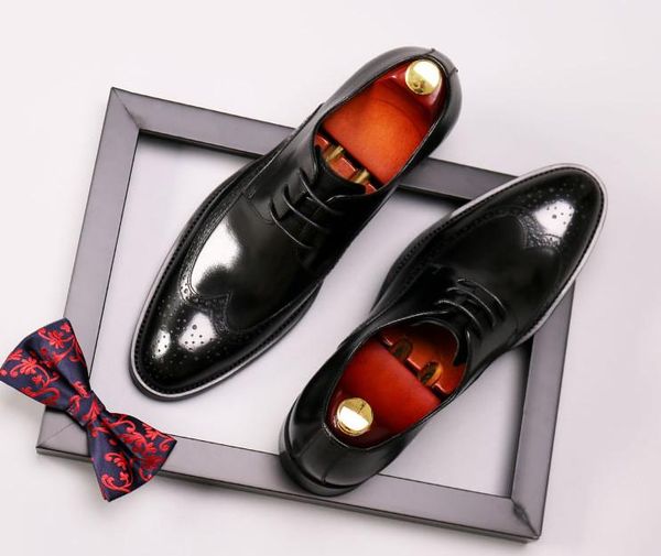 spring bullock men's shoes carved men's british pointed black business dress shoes korean version of the tide wild ing
spring bullock men's shoes carved men's british pointed black business dress shoes korean version of the tide wild ing