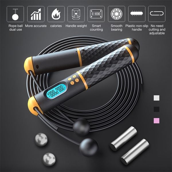 weight loss jump rope counter speed digital crossfit adjustable cordless skipping fitness professional 220317
weight loss jump rope counter speed digital crossfit adjustable cordless skipping fitness professional 220317