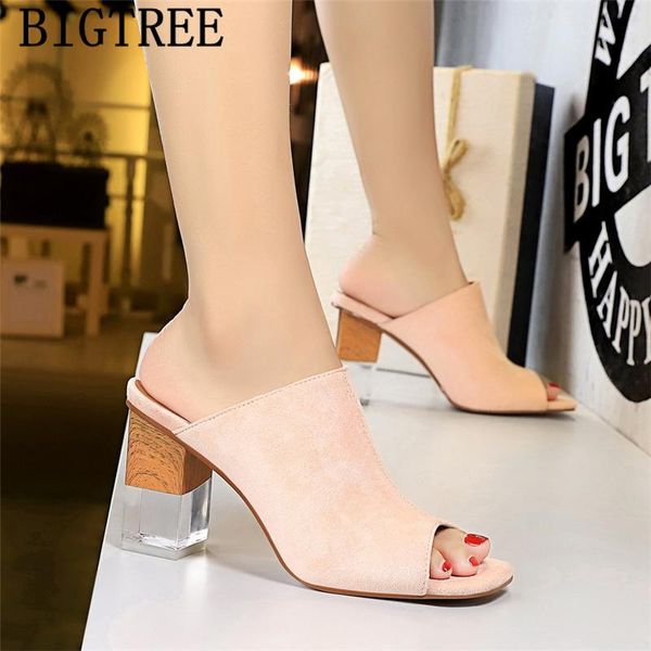 women office shoes high heel slippers peep toe mules high heels bigtree shoes brand dress women ladies heels talon femme, Black
women office shoes high heel slippers peep toe mules high heels bigtree shoes brand dress women ladies heels talon femme, Black