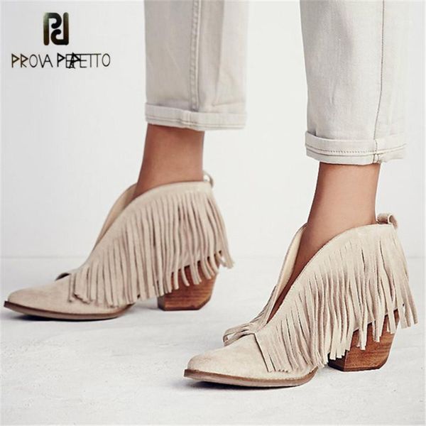 boots prova perfetto v front ankle for women fringed chunky high heels slip on tassels pumps riding suede botas1, Black
boots prova perfetto v front ankle for women fringed chunky high heels slip on tassels pumps riding suede botas1, Black