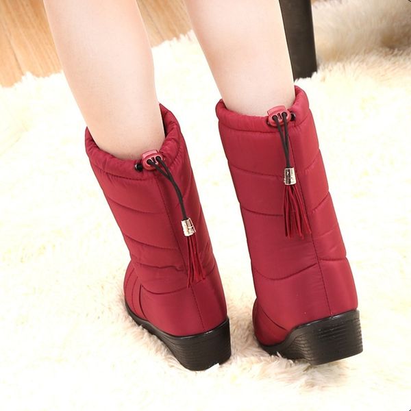 women's winter shoes warm shoes woman waterproof ladies snow boots for women winter boots botas mujer 201030, Black
women's winter shoes warm shoes woman waterproof ladies snow boots for women winter boots botas mujer 201030, Black
