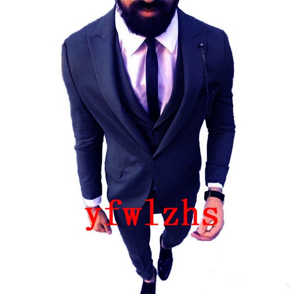 classic one button handsome groomsmen peak lapel groom tuxedos men suits wedding/prom man blazer ( jacket+pants+vest+tie) w569, Black;gray
classic one button handsome groomsmen peak lapel groom tuxedos men suits wedding/prom man blazer ( jacket+pants+vest+tie) w569, Black;gray