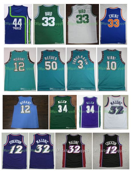 ncaa basketball ray allen jersey pistol pete maravich karl malone stockton shareef abdur rahim reeves larry bird mike bibby ja morant ewing, Black
ncaa basketball ray allen jersey pistol pete maravich karl malone stockton shareef abdur rahim reeves larry bird mike bibby ja morant ewing, Black