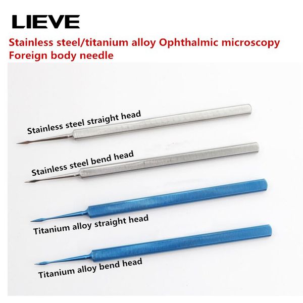 stainless steel/titanium alloy ophthalmic microscopy ophthalmology foreign body needle cornea shovel pin tool
stainless steel/titanium alloy ophthalmic microscopy ophthalmology foreign body needle cornea shovel pin tool