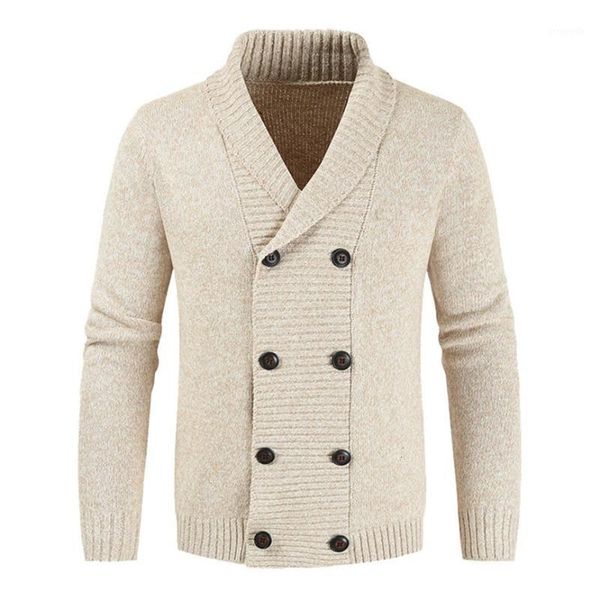 men's casual warm knit double-breasted solid color jacket cardigan 2019 long sleeve basical knitted sweater coat1, White;black
men's casual warm knit double-breasted solid color jacket cardigan 2019 long sleeve basical knitted sweater coat1, White;black