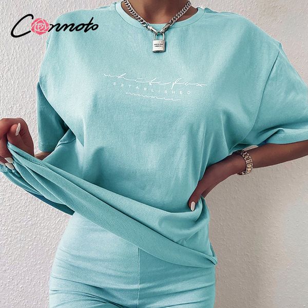 conmoto summer leisure sports two piece set personalized letter printing suit solid color comfortable round neck women's suit lj201012, Gray
conmoto summer leisure sports two piece set personalized letter printing suit solid color comfortable round neck women's suit lj201012, Gray