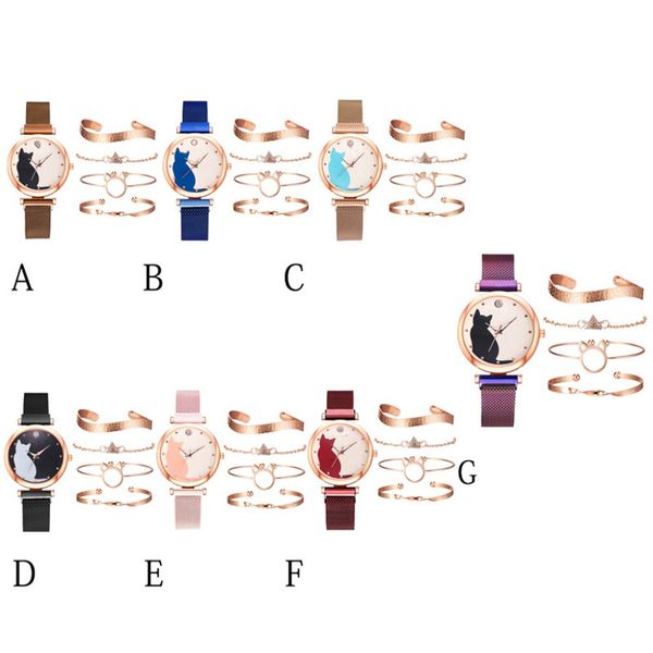 magnet mesh strap watch fashion ladies 2020 wrist watch dress quartz wristwatchs cat wrist watchs bracelet set cute cat pattern watchs stai, Slivery;brown
magnet mesh strap watch fashion ladies 2020 wrist watch dress quartz wristwatchs cat wrist watchs bracelet set cute cat pattern watchs stai, Slivery;brown
