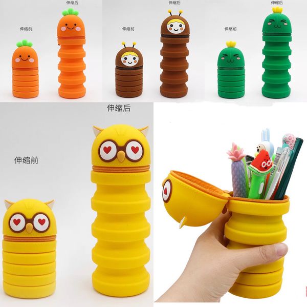 new creative silicone pen bag large-capacity pencil shrink pen bag student stationery box collection bag pen barrel wholesale
new creative silicone pen bag large-capacity pencil shrink pen bag student stationery box collection bag pen barrel wholesale