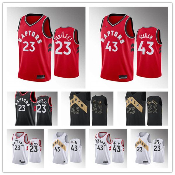 43 pascal siakam 23 fred vanvleet mens toronto tor 2019/20 swingman raptors basketball jersey iconedition, Black
43 pascal siakam 23 fred vanvleet mens toronto tor 2019/20 swingman raptors basketball jersey iconedition, Black