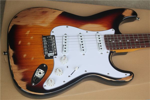 custom shop 100% handmade super relic st electric guitar alder body aged style real guitar picture high quality
custom shop 100% handmade super relic st electric guitar alder body aged style real guitar picture high quality