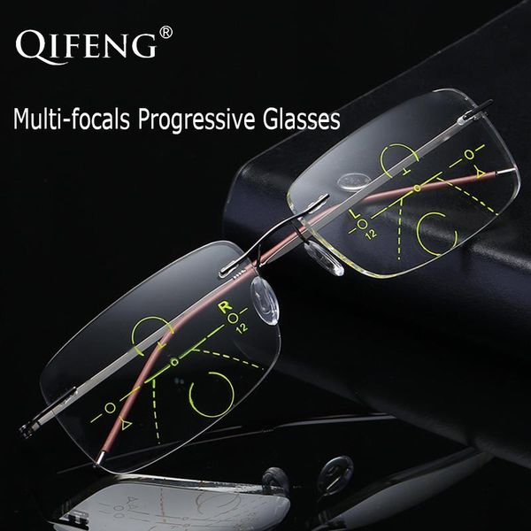 qifeng multi-focus progressive reading glasses men women rimless diopter presbyopic eyeglasses +1.0+1.5+2.0+2.5+3.0 qf211, White;black
qifeng multi-focus progressive reading glasses men women rimless diopter presbyopic eyeglasses +1.0+1.5+2.0+2.5+3.0 qf211, White;black
