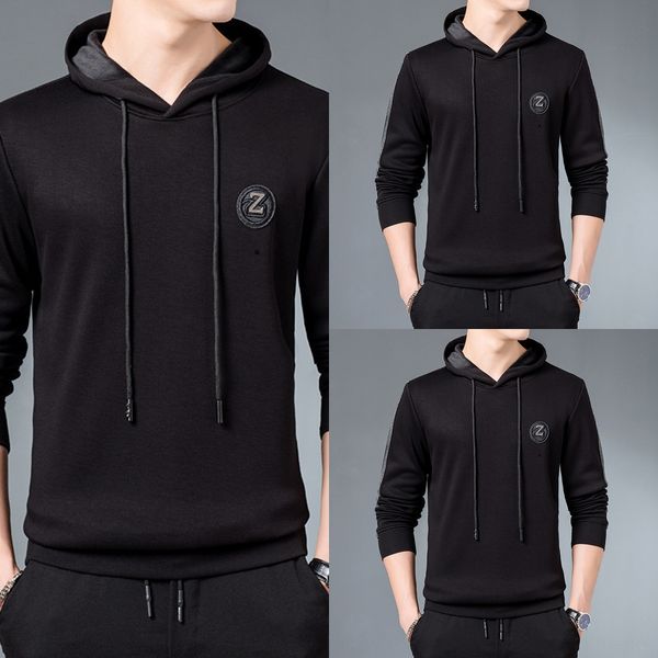 black hooded sweater for young men with plush thickening new versatile pullover pullover pulloverpulloverfor autumn winter 2020 5nie 
black hooded sweater for young men with plush thickening new versatile pullover pullover pulloverpulloverfor autumn winter 2020 5nie