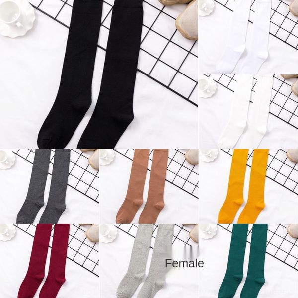 qlrmz faoel new cotton solid color stockings calf fashion high-heeled stockings student socks knee-high socks fashion children's, Black 
qlrmz faoel new cotton solid color stockings calf fashion high-heeled stockings student socks knee-high socks fashion children's, Black