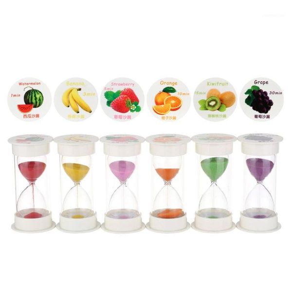 6pcs hourglass sandglass 1min/3mins/5mins/10mins/15mins/30mins sand clock timer for tooth brushing egg cooking brewing bbq1
6pcs hourglass sandglass 1min/3mins/5mins/10mins/15mins/30mins sand clock timer for tooth brushing egg cooking brewing bbq1