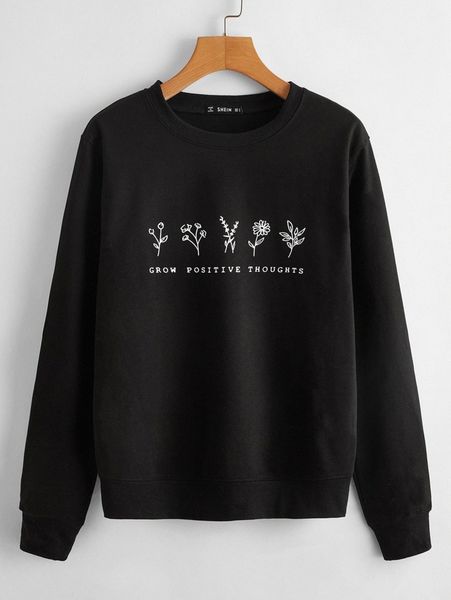 drop shoulder letter & plants graphic pullover s9mz#, White;black
drop shoulder letter & plants graphic pullover s9mz#, White;black