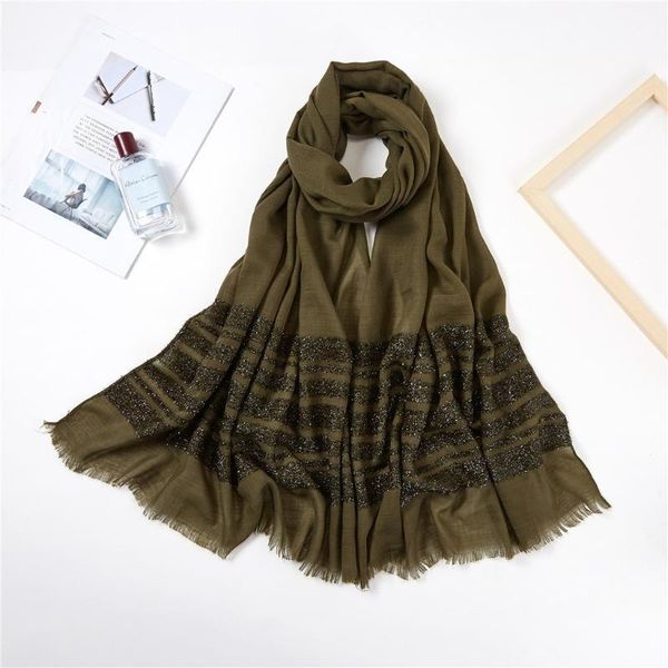 scarves women's casual striped sparkling long scarf muslim hijab wrap shawl comfortable and versatile headwear #31, Blue;gray
scarves women's casual striped sparkling long scarf muslim hijab wrap shawl comfortable and versatile headwear #31, Blue;gray