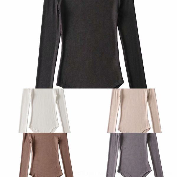 2020 new autumn half high neck slim fit bodysuit long sleeve body clothes t-shirt body clothes t-shirt bottoming for women 4w91t, White
2020 new autumn half high neck slim fit bodysuit long sleeve body clothes t-shirt body clothes t-shirt bottoming for women 4w91t, White