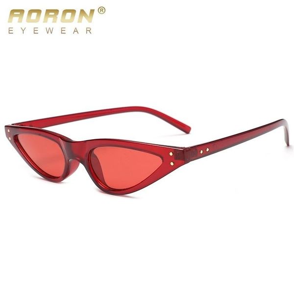 sunglasses aoron 2021 small red cat eye women brand design cateye frame retro skinny triangle slim sun glasses narrow shades, White;black
sunglasses aoron 2021 small red cat eye women brand design cateye frame retro skinny triangle slim sun glasses narrow shades, White;black