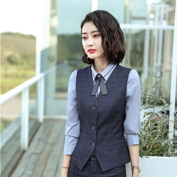 fabric uniform styles vest coat & waistcoat for women business jackets female outwear blazers clothes, Black;white
fabric uniform styles vest coat & waistcoat for women business jackets female outwear blazers clothes, Black;white