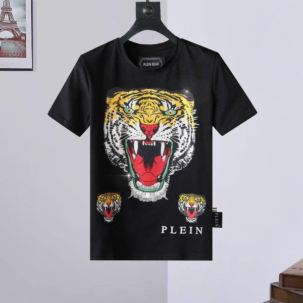men's t-shirts round neck ss tiger and plein mens designer tshirts rhinestone skulls men t-shirt classical tees pb 16589, White;black
men's t-shirts round neck ss tiger and plein mens designer tshirts rhinestone skulls men t-shirt classical tees pb 16589, White;black