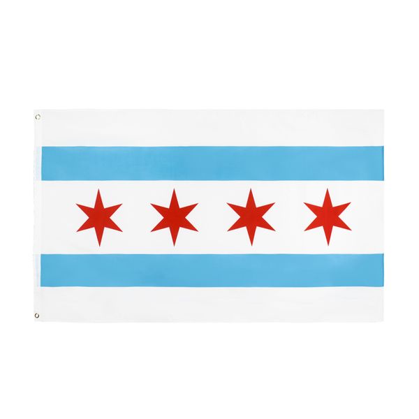 wholesale 90*150cm 3*5fts ready to ship stock 100% polyester us usa state chicago flag
wholesale 90*150cm 3*5fts ready to ship stock 100% polyester us usa state chicago flag