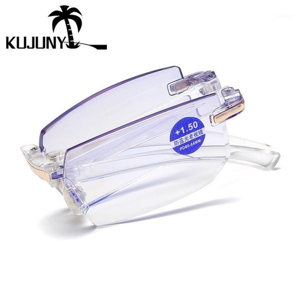 kujuny new folding reading glasses women anti-blue light hyperopia eyeglass ultra-light trimming frameless presbyopic eyeglasses1, White;black
kujuny new folding reading glasses women anti-blue light hyperopia eyeglass ultra-light trimming frameless presbyopic eyeglasses1, White;black
