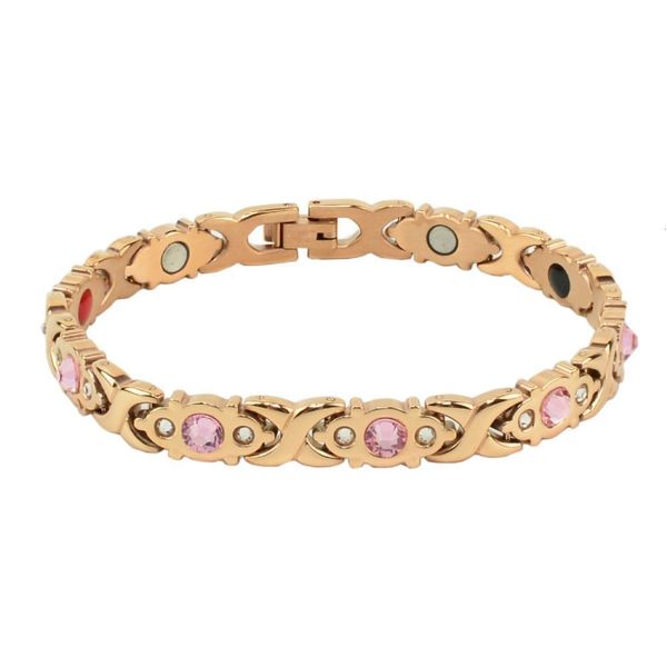 three stone fashion korean bracelet with diamond titanium steel creative decoration, Silver
three stone fashion korean bracelet with diamond titanium steel creative decoration, Silver