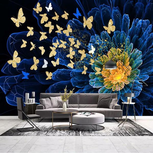 custom wall cloth modern dreamy golden butterfly abstract flower p murals wallpaper living room tv wall papers for 3 d
custom wall cloth modern dreamy golden butterfly abstract flower p murals wallpaper living room tv wall papers for 3 d