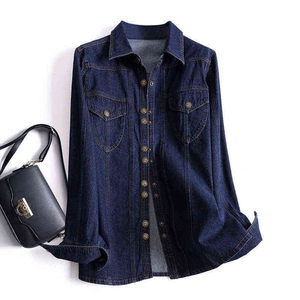 women's jackets small gold button shirt women's spring and autumn slim dign double pocket cowboy coat fried street top, Black;brown
women's jackets small gold button shirt women's spring and autumn slim dign double pocket cowboy coat fried street top, Black;brown