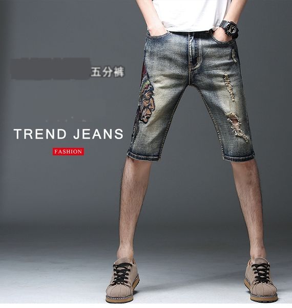 летний новый denim мужской прямая труба перфорированная вышивка вышитые шорты и шорты индийских мужчин пятибалльной брюки p81mf, Blue
летний новый denim мужской прямая труба перфорированная вышивка вышитые шорты и шорты индийских мужчин пятибалльной брюки p81mf, Blue