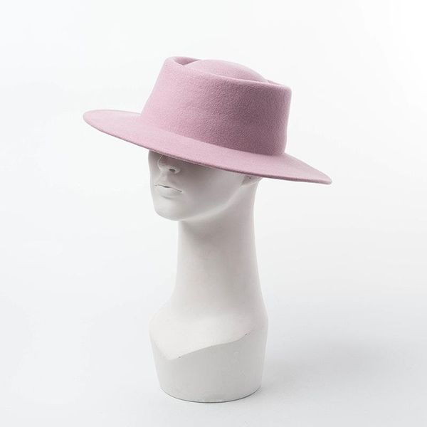 autumn fashion simple ring flat wool fedora lady concave shape travel felt gift hat winter hats for women elegant06, Blue;gray
autumn fashion simple ring flat wool fedora lady concave shape travel felt gift hat winter hats for women elegant06, Blue;gray