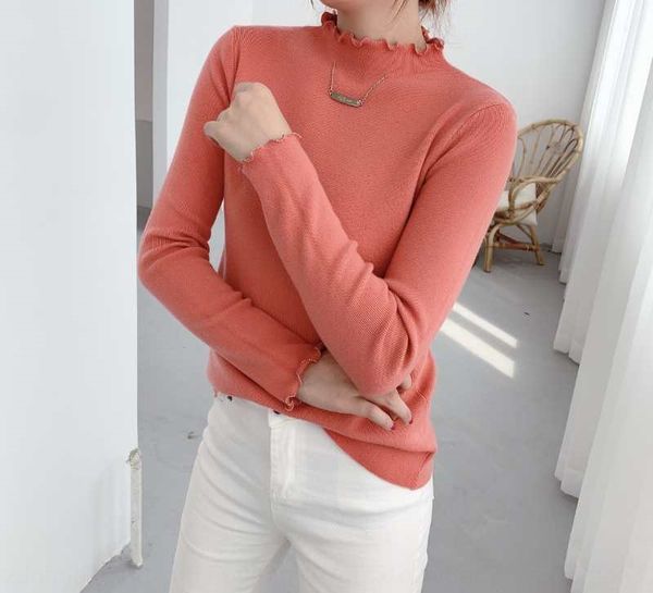 korean chic versatile v-neck long sleeve pullover bottomed pullover sweater with slim body and elastic sweater for women m9u7v, White;black
korean chic versatile v-neck long sleeve pullover bottomed pullover sweater with slim body and elastic sweater for women m9u7v, White;black