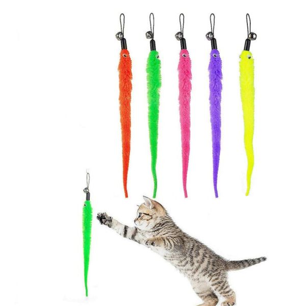 cat wand toy replacement refill plush worms pet interactive toy colorful teaser refills with bell for kitten jk2012xb
cat wand toy replacement refill plush worms pet interactive toy colorful teaser refills with bell for kitten jk2012xb