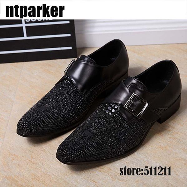 formal business leather shoes men black dress shoes buckle decoration fashion design oxfords shoes, big size eu38-46
formal business leather shoes men black dress shoes buckle decoration fashion design oxfords shoes, big size eu38-46