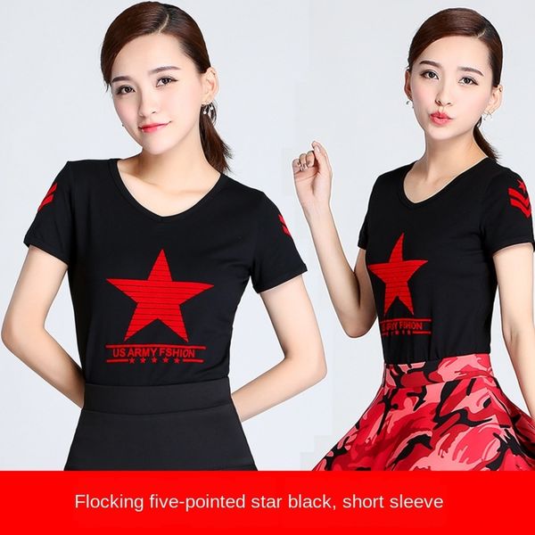 lhdfs performance sleeve 2020 jiyuan new sailor t-shirt camouflage square dance dancedance v-neck women dress short dress dow18, White
lhdfs performance sleeve 2020 jiyuan new sailor t-shirt camouflage square dance dancedance v-neck women dress short dress dow18, White