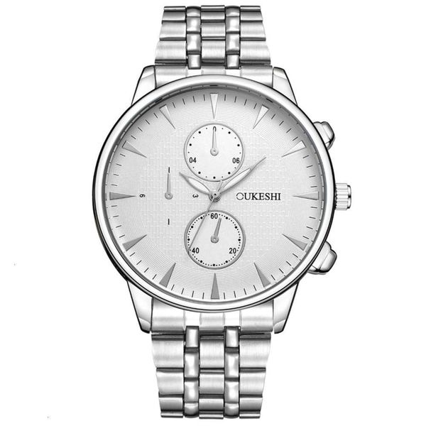 simple leisure ultra thin men's watch steel band false two eyes fashion business waterproof men's watch, Slivery;brown
simple leisure ultra thin men's watch steel band false two eyes fashion business waterproof men's watch, Slivery;brown