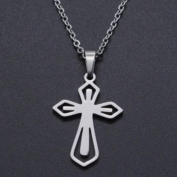 cross stainless steel charm necklace for women dropshipping wholesale dainty steel necklaces fashion jewelry necklaces, Silver
cross stainless steel charm necklace for women dropshipping wholesale dainty steel necklaces fashion jewelry necklaces, Silver
