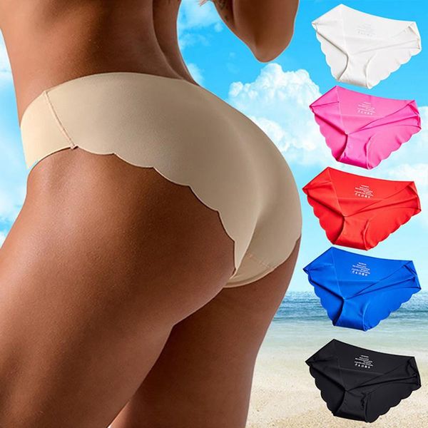 women's panties underwear ice silk seamless lingerie -piece nylon shorts invisible pant low waist underpants briefs, Black;pink 
women's panties underwear ice silk seamless lingerie -piece nylon shorts invisible pant low waist underpants briefs, Black;pink